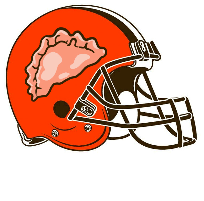 Cleveland Browns Pierogies Logo DIY iron on transfer (heat transfer)